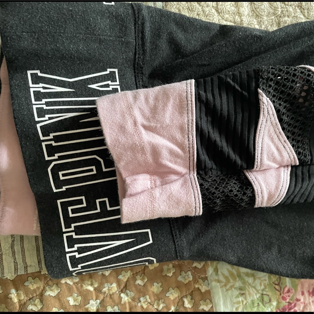 PINK lace leggings